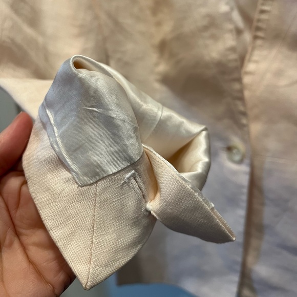 Linen Banana Republic Blazer in Pale Pink, EUC - Picture 3 of 6